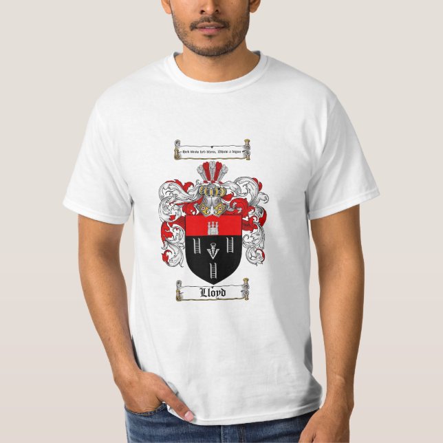 Lloyd-Familienwappen - Lloyd-Wappen T-Shirt (Vorderseite)