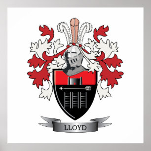 Lloyd-Familienwappen-Wappen Poster