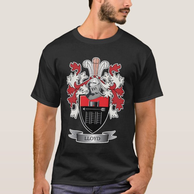 Lloyd-Familienwappen-Wappen T-Shirt (Vorderseite)