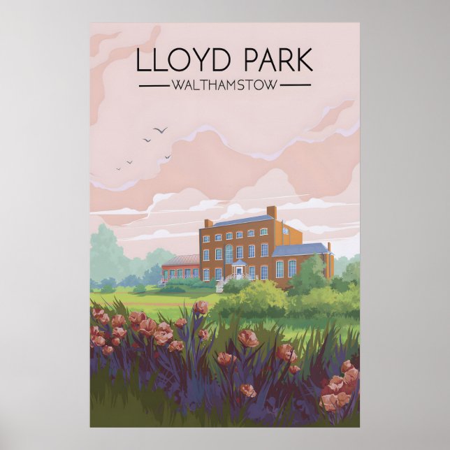 Lloyd Park London Reiseplakat Poster (Vorne)