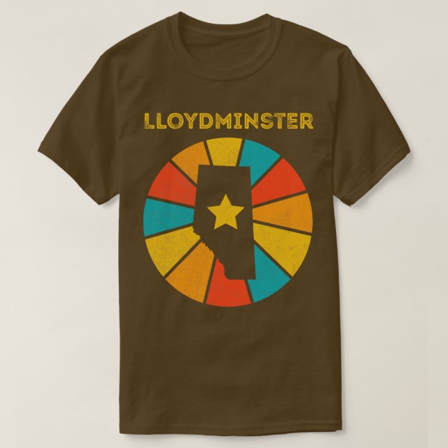 Lloydminster Alberta Canada Vintag Distressed Sou T-Shirt (Design vorne)