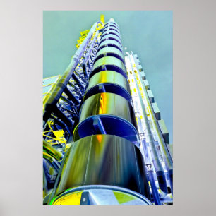 Lloyd's Gebäude London Art Poster