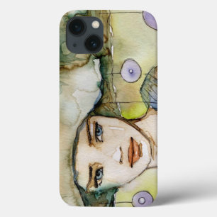llustration eines schönen, empfindlichen Mädchens Case-Mate iPhone Hülle