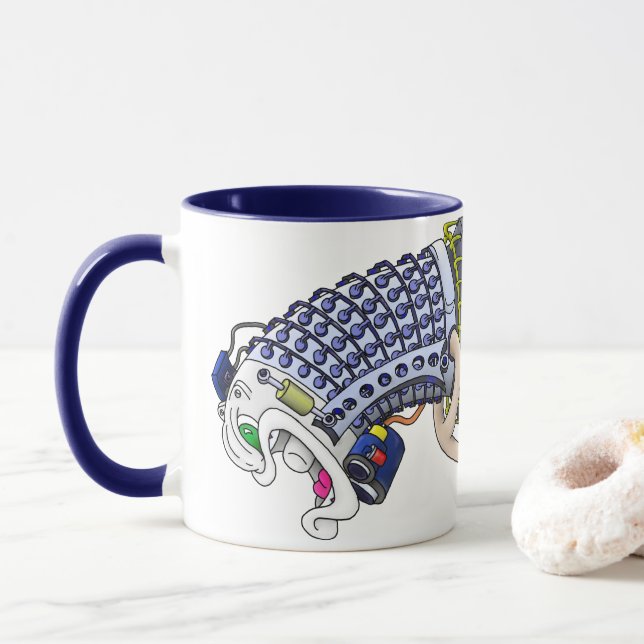LM2500 Logo-Kaffee-Tasse Tasse (Mit Donut)