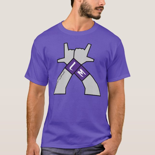 "LM" durch Lucas Gral-m T-Shirt (Vorderseite)