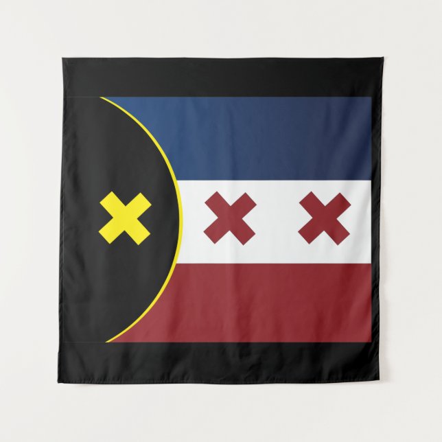 Lmanburg-Flagge Wandteppich (Vorderseite)