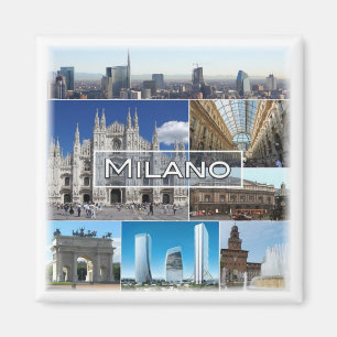 LMD004 MAILAND - Mosaik - Lombardei - Italien - Kü Magnet