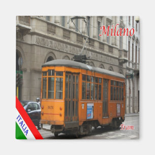 LMD007 MAILAND - TRAM line 1 - Italien - Kühlschra Magnet