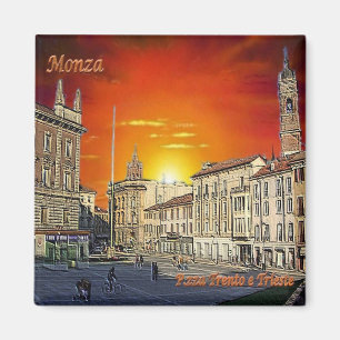 LMD055 MONZA, Piazza Trento e Trieste, Kühlschrank Magnet