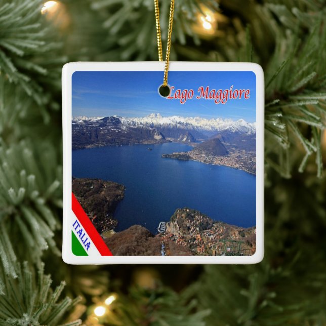 LMD077 LAKE MAGGIORE, Italien, Keramikornament (Baum)