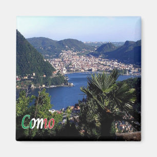 LMD089 COMO, Luft View, Italien, Kühlschrank Magnet