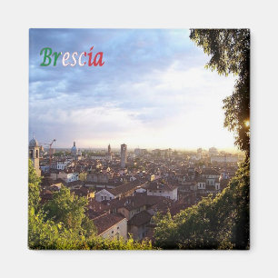 LMD099 BRESCIA Sunset, Italien, Kühlschrank Magnet