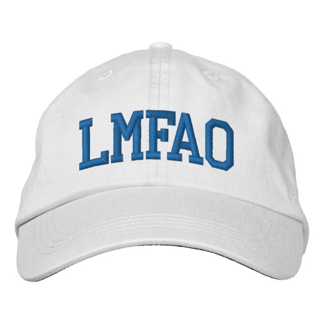 LMFAO HAT USA LBI APPAREL BESTICKTE BASEBALLKAPPE (Vorderseite)