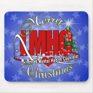 LMHC CHRISTMAS Lizenzierter Berater für psychische Mousepad