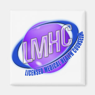 LMHC SWOOSH LIZENZIERTER MEDIZINISCHER GESUNDHEITS MAGNET