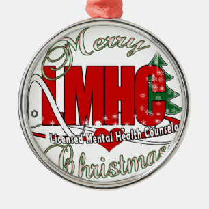 LMHC WEIHNACHTEN genehmigter Gesundheits-Ratgeber Ornament Aus Metall