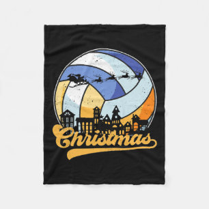 Lmko Volleyball Christmas Pajama Merry Xmas Volley Fleecedecke