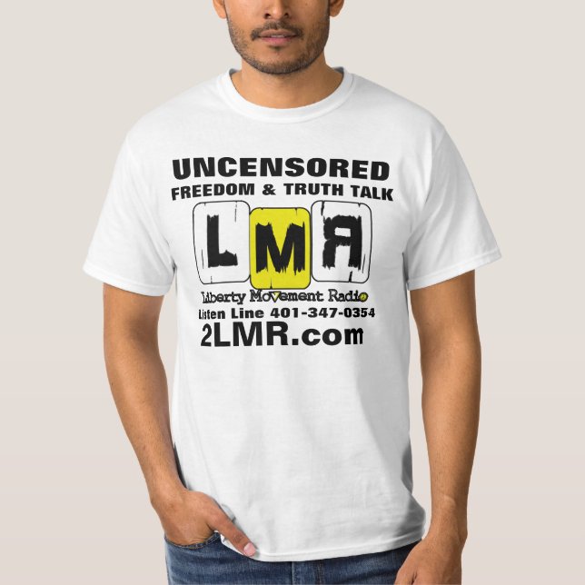 LMR weißes Wert-Shirt T-Shirt (Vorderseite)