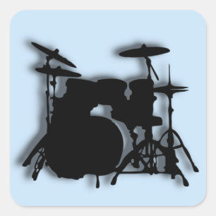 ln quadratischer aufkleber