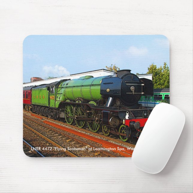 LNER 4472 "Flying Scotsman" Dampfzug Motor Mousepad (Mit Mouse)