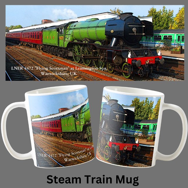 LNER 4472 "Flying Scotsman" Dampfzug Motor Tasse (Von Creator hochgeladen)
