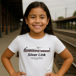 LNER Class A4 2509 Silver Link Steam Locomotive T-Shirt