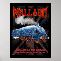 LNER Klasse A4 Mallard Lokomotive Union Jack Flag