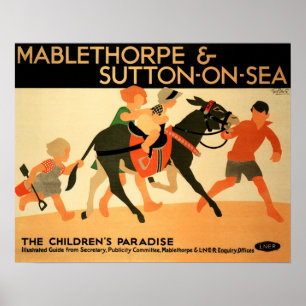 LNER MABLETHORPE & SUTTON AUF SEEFAHRT POSTER