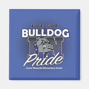 LNES Bulldoggen-Stolz-Kühlschrank-Magnet Magnet