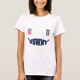 Lo’eau Labonta 11 Weiß Uswnt Offiziell lizenziert T-Shirt