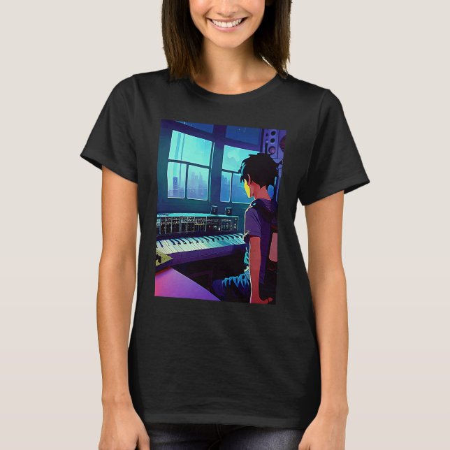 Lo fi hip hop chillhop chill beats aesthetics  101 T-Shirt (Vorderseite)