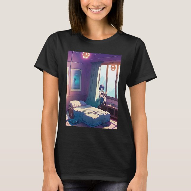 Lo fi hip hop chillhop chill beats aesthetics  162 T-Shirt (Vorderseite)