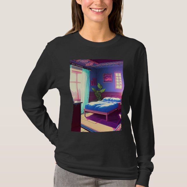 Lo fi hip hop chillhop chill beats aesthetics  164 T-Shirt (Vorderseite)