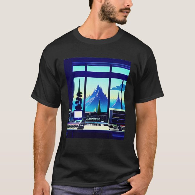Lo fi hip hop chillhop chill beats aesthetics  16 T-Shirt (Vorderseite)