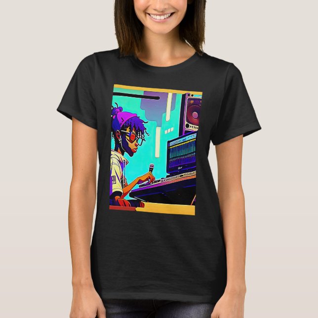 Lo fi hip hop chillhop chill beats aesthetics  3 T-Shirt (Vorderseite)