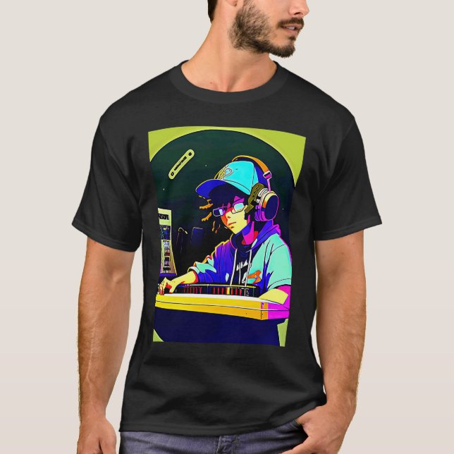 Lo fi hip hop chillhop chill beats aesthetics  58 T-Shirt (Vorderseite)