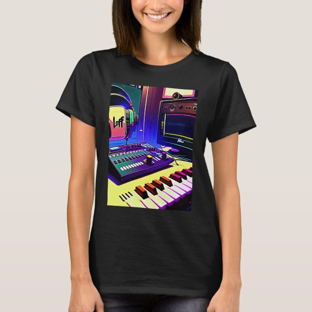 Lo fi hip hop chillhop chill beats aesthetics  84 T-Shirt (Vorderseite)