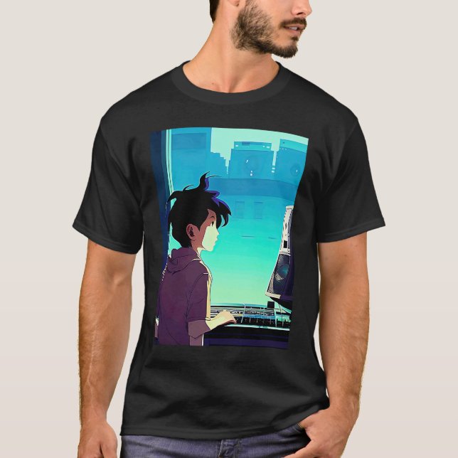 Lo fi hip hop chillhop chill beats aesthetics  99 T-Shirt (Vorderseite)