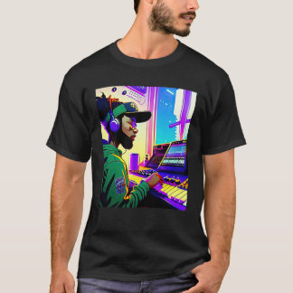 Lo fi Hip Hop Chillhop Chill Beats Ästhetik 5 T-Shirt