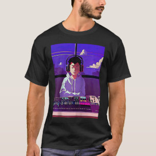 Lo fi Hip Hop Chillhop Chill Beats Ästhetik Ragl T-Shirt