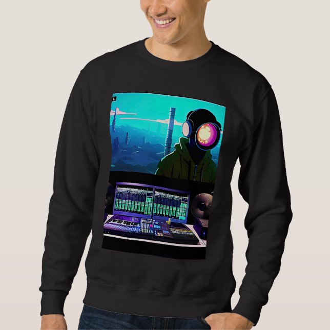 Lo fi hip hop chillhop chill beats lofi aesthetics sweatshirt (Vorderseite)