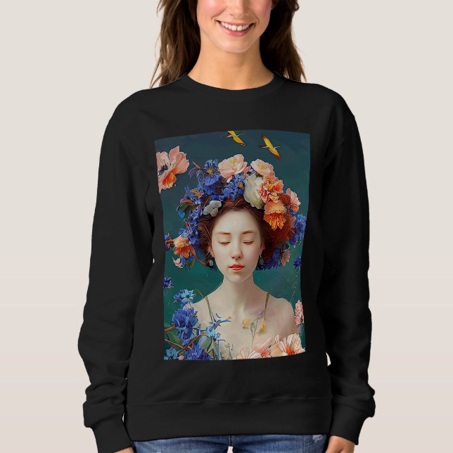 Lo fi hip hop chillhop chill beats lofi aesthetics sweatshirt (Vorderseite)