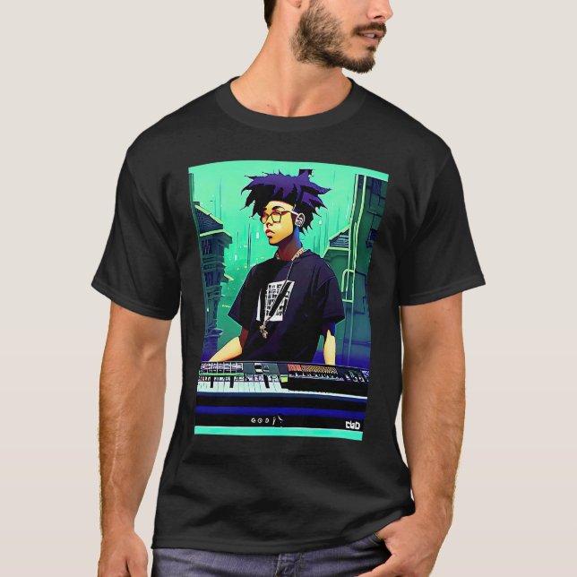 Lo fi hip hop chillhop chill beats lofi aesthetics T-Shirt (Vorderseite)