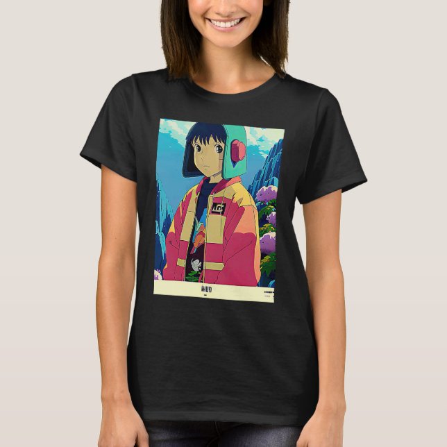 Lo fi hip hop chillhop chill beats lofi aesthetics T-Shirt (Vorderseite)