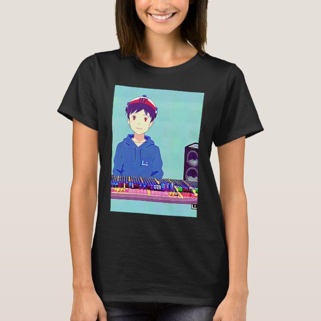 Lo fi hip hop chillhop chill beats lofi aesthetics T-Shirt (Vorderseite)