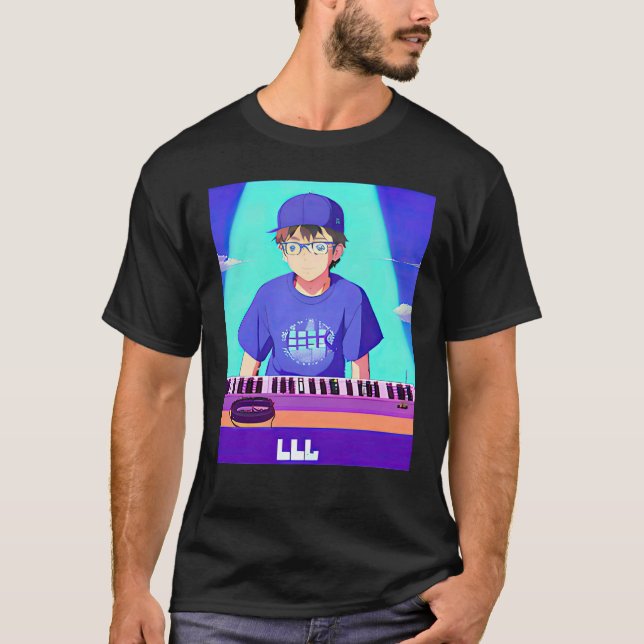 Lo fi hip hop chillhop chill beats lofi aesthetics T-Shirt (Vorderseite)
