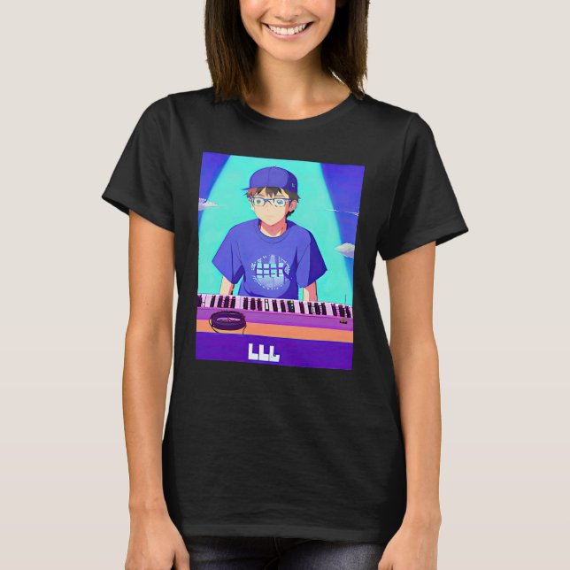 Lo fi hip hop chillhop chill beats lofi aesthetics T-Shirt (Vorderseite)