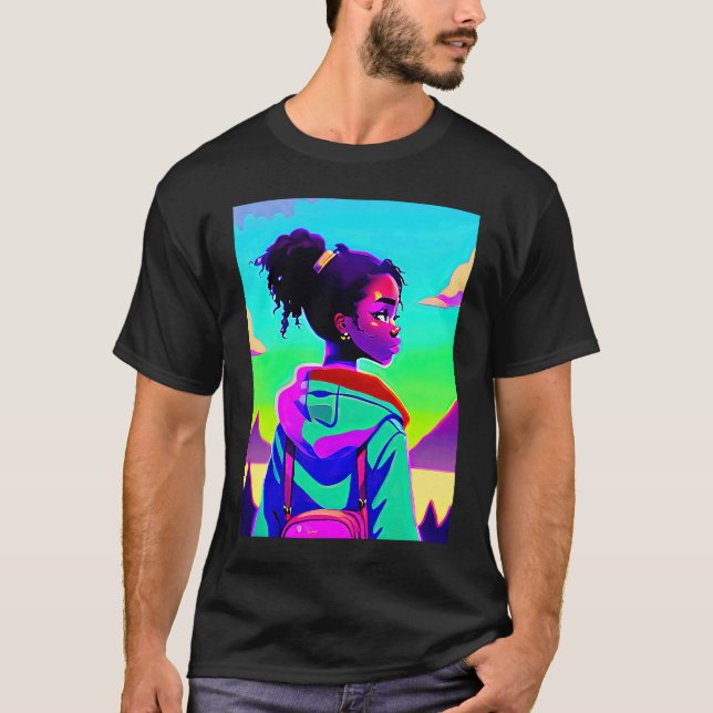 Lo fi hip hop chillhop chill beats lofi aesthetics T-Shirt (Vorderseite)