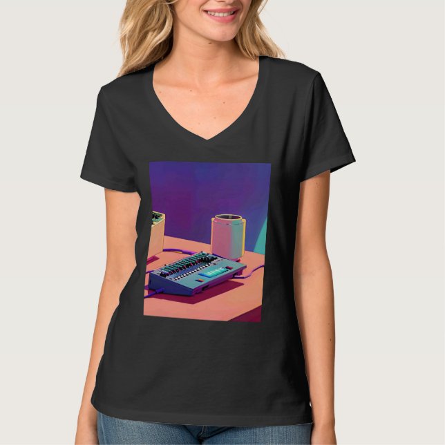 Lo fi hip hop chillhop chill beats lofi aesthetics T-Shirt (Vorderseite)