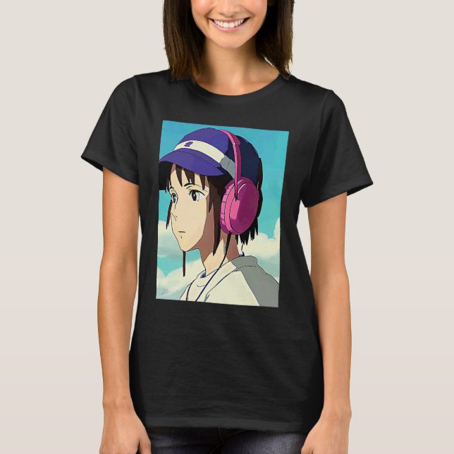 Lo fi hip hop chillhop chill beats lofi aesthetics T-Shirt (Vorderseite)